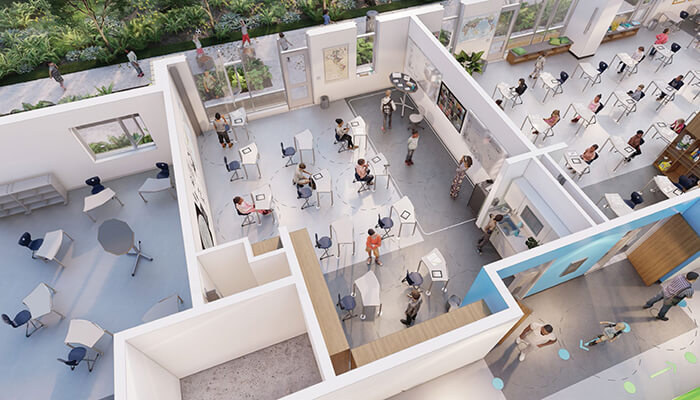 architecture design COVID-19 school