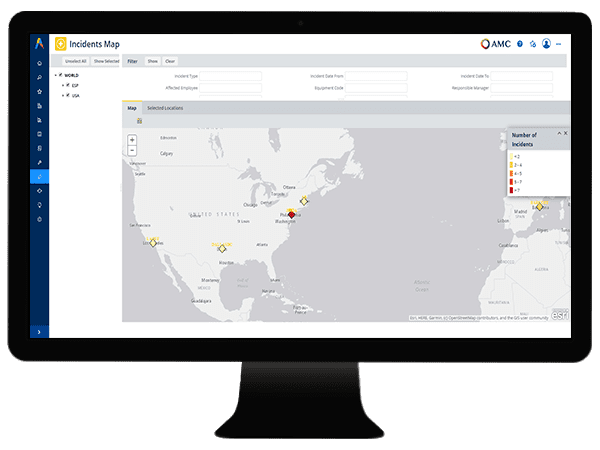 Environmentl-Health-Safety-Incidents-Map