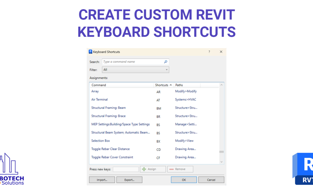 Revit Tips: Create Custom Keyboard Shortcuts