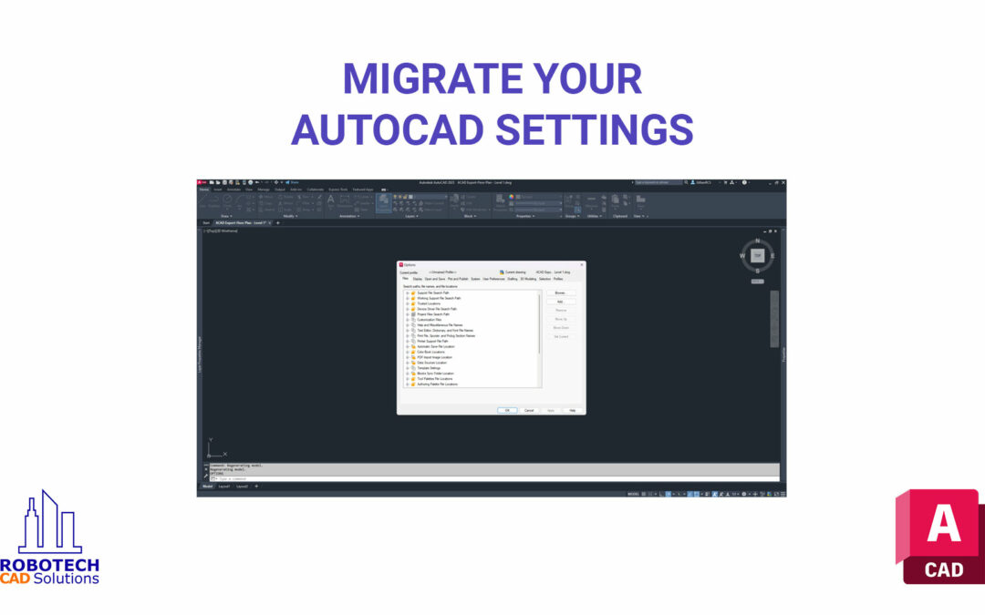 Migrating AutoCAD Settings | Using the AutoCAD Migration Tool